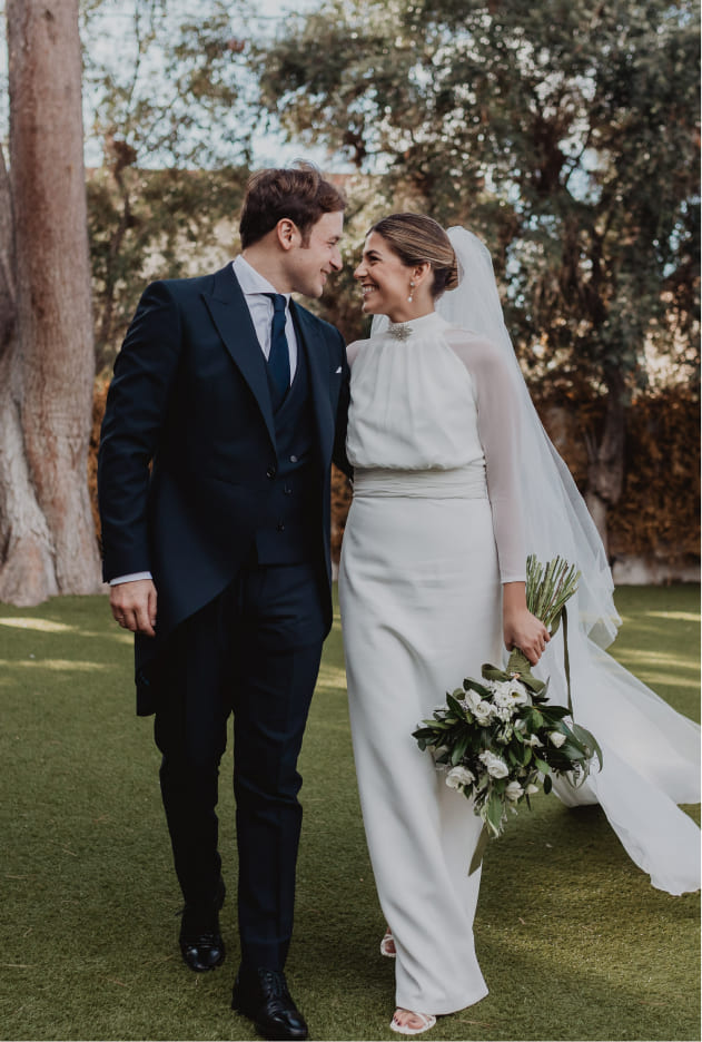 fotografia de novios en naturaleza